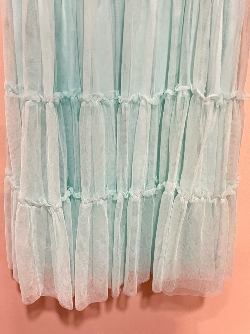 Arula | Smocked Maxi sundress w/layered ruffles and tulle Womens size C 22/24 3X - Picture 3 of 8